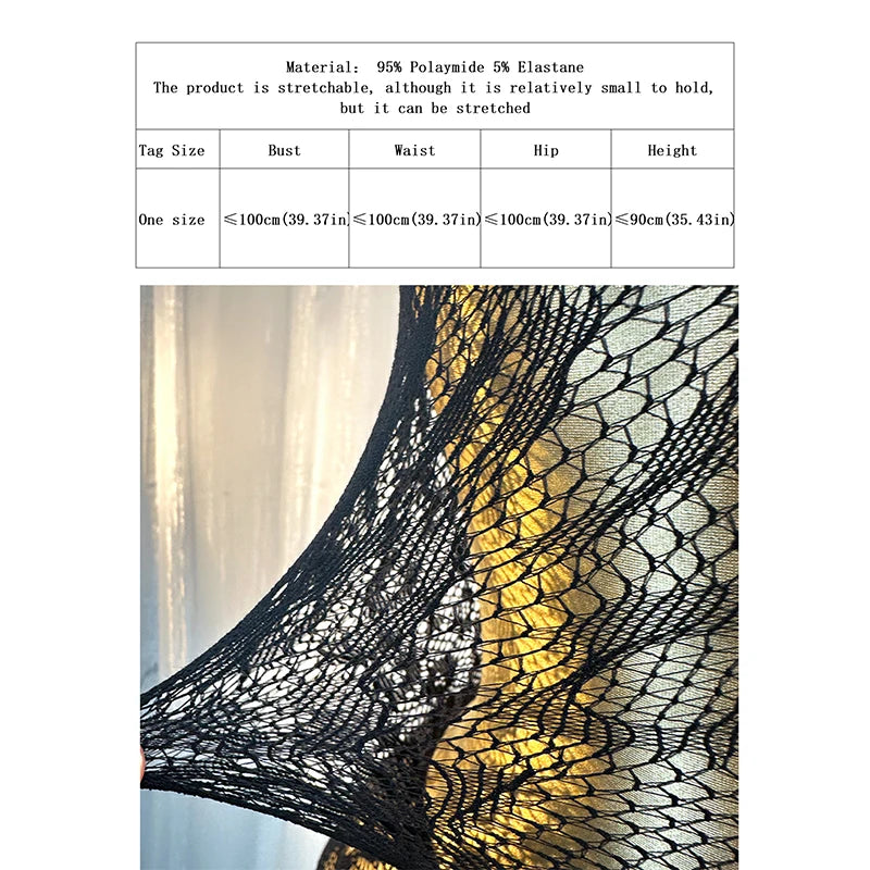 Sexy Cover Up Hollow Out Fishnet Dress without Bikini Summer Holiday DS029